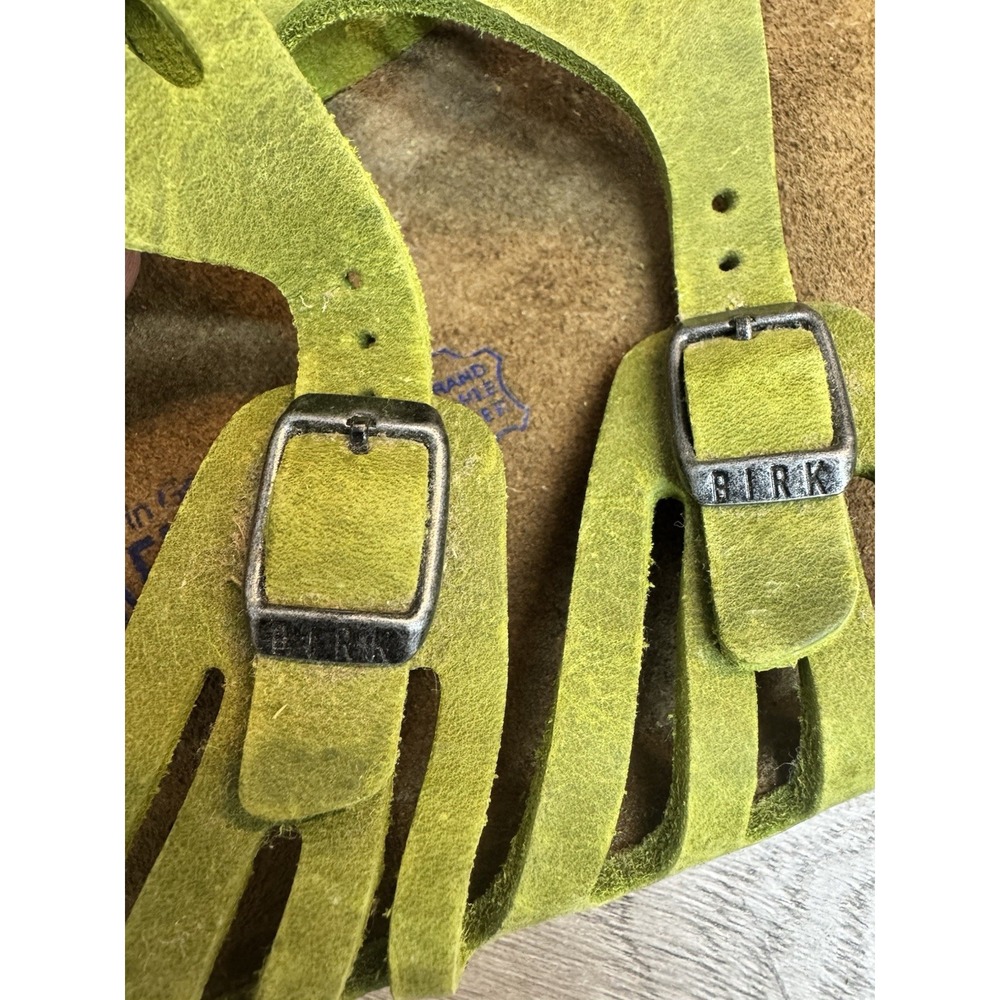 Birkenstock Granada Leather Slides Sandals Women's Size US 11 ~ EURO 42 2 Buckle - Picture 5 of 8